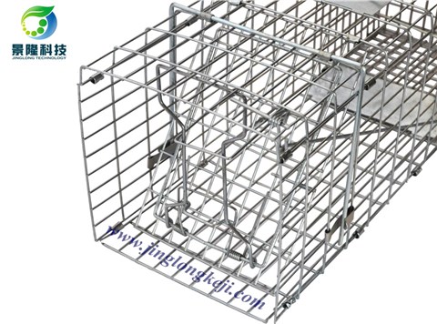 景隆JL-2015折叠捕猫笼 人道救助抓猫器诱捕笼